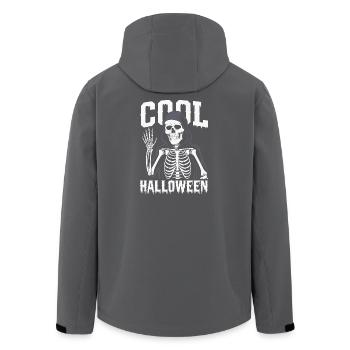 Cool Halloween Skeleton - Men’s Recycled Softshell Jacket by Stanley/Stella - anthracite - Back - AI Model Male 185 light (185cm)