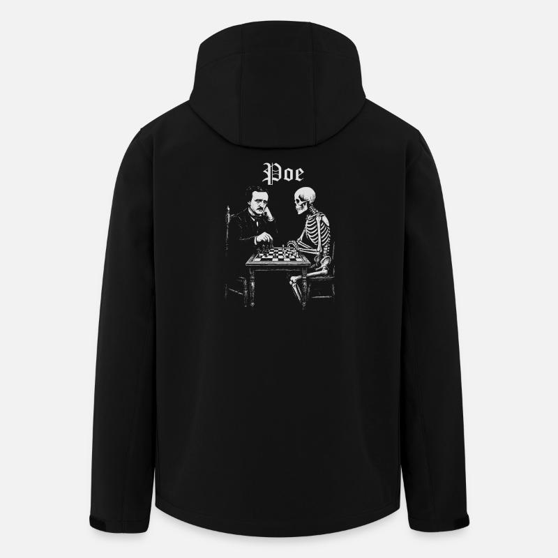 Poe und Skeleton Schachduell - Recycelte Männer Softshell-Jacke von Stanley/Stella - Schwarz