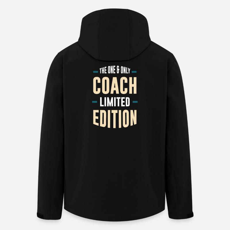 Limited Coach Edition - Men’s Recycled Softshell Jacket by Stanley/Stella - black