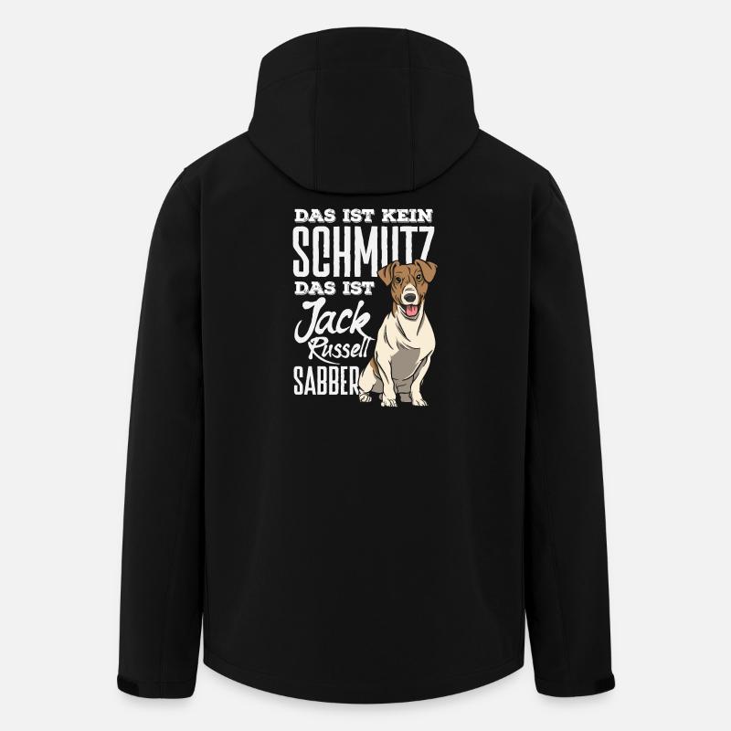 Funny Jack Russell Owner Gift - Men’s Recycled Softshell Jacket by Stanley/Stella - black
