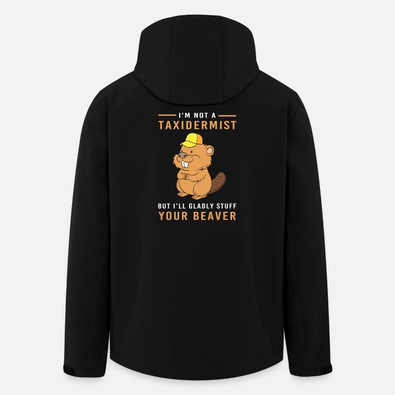 Taxidermie - Recycelte Männer Softshell-Jacke von Stanley/Stella - Schwarz