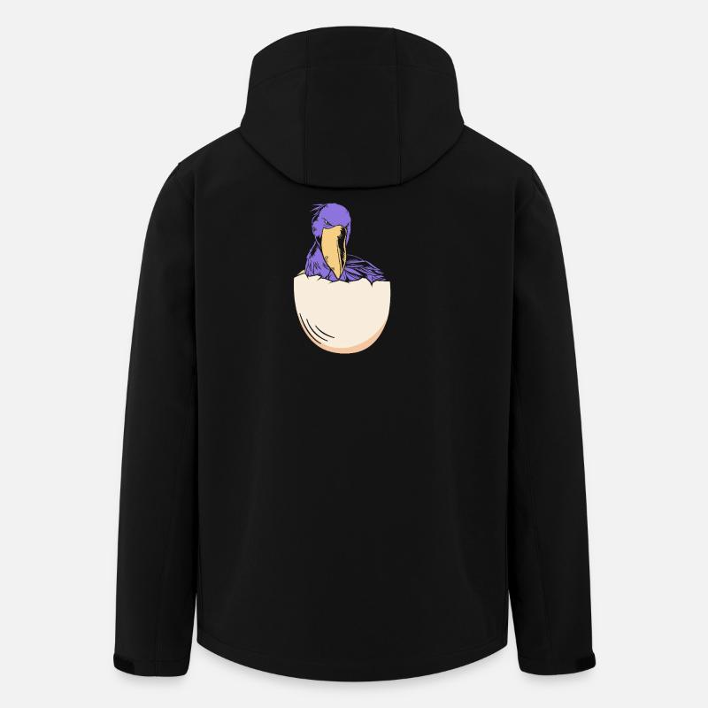 Shoebill - Recycelte Männer Softshell-Jacke von Stanley/Stella - Schwarz