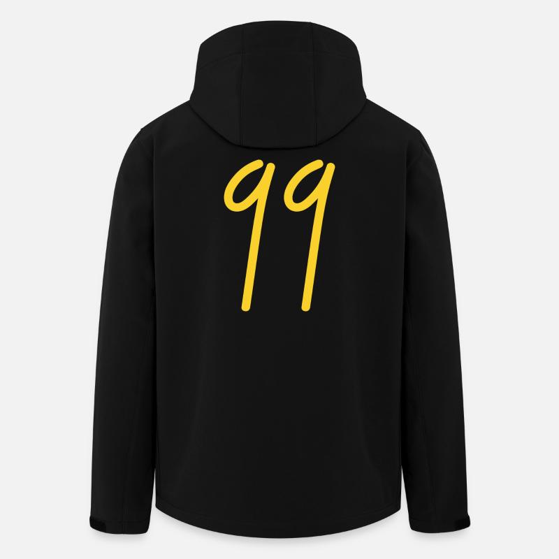 99 - Recycelte Männer Softshell-Jacke von Stanley/Stella - Schwarz