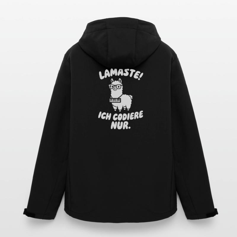 LamaSte: I only code Men’s Recycled Softshell Jacket by Stanley/Stella
