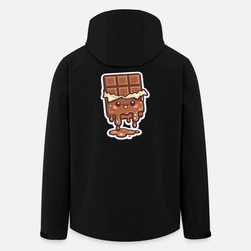 Schmelzende Schoko-Tafel  - Recycelte Männer Softshell-Jacke von Stanley/Stella - Schwarz