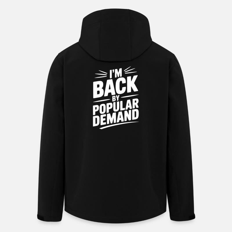 I'm Back by Popular Demand - Men’s Recycled Softshell Jacket by Stanley/Stella - black