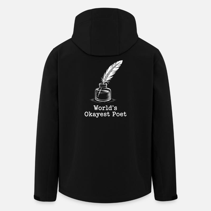 Okayste Dichter-Tintenflasche - Recycelte Männer Softshell-Jacke von Stanley/Stella - Schwarz