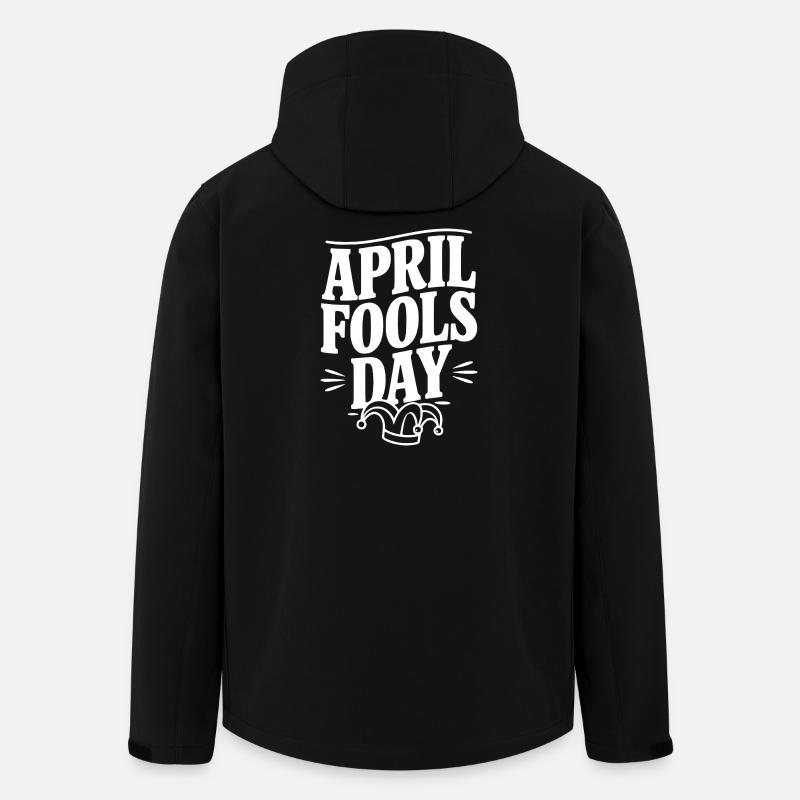Aprilscherz - Recycelte Männer Softshell-Jacke von Stanley/Stella - Schwarz