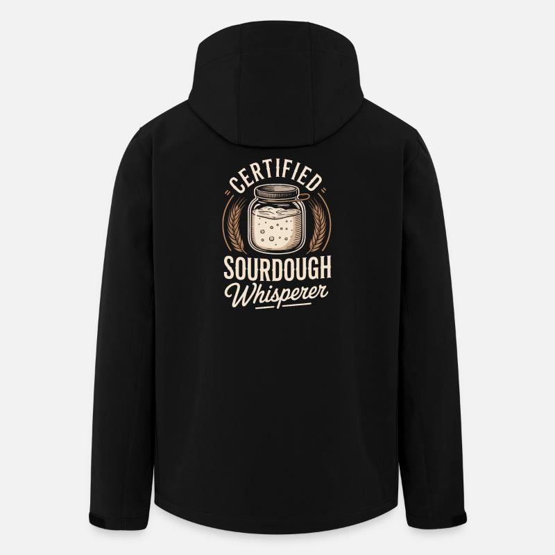 Chuchoteur certifié de levain - Veste softshell homme en polyester recyclé Stanley/Stella - noir