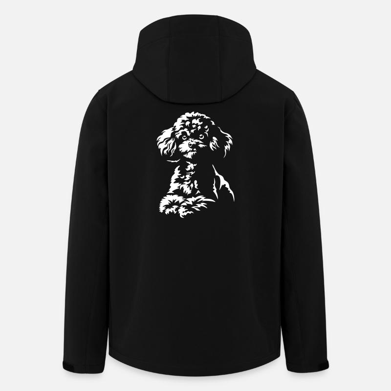 Caniche « Édition Noire » - Veste softshell homme en polyester recyclé Stanley/Stella - noir