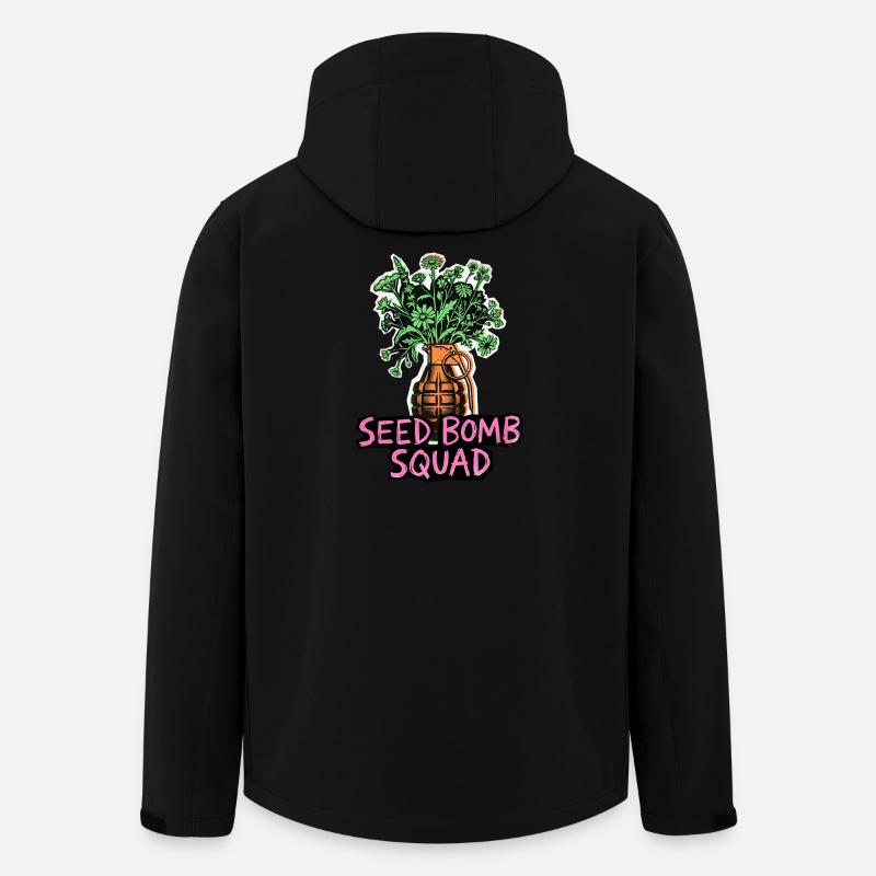 Seeds Planting Future - Recycelte Männer Softshell-Jacke von Stanley/Stella - Schwarz