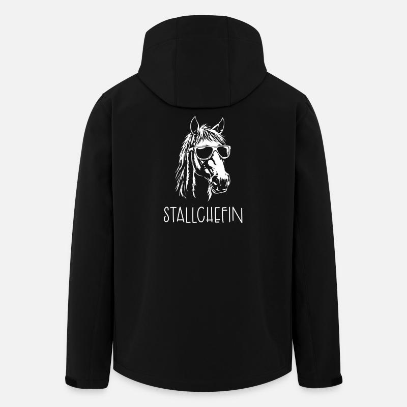 Stallshirt - Recycelte Männer Softshell-Jacke von Stanley/Stella - Schwarz