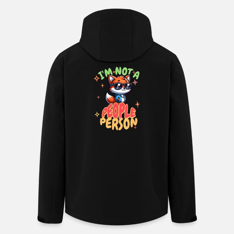 Introvert People - Recycelte Männer Softshell-Jacke von Stanley/Stella - Schwarz