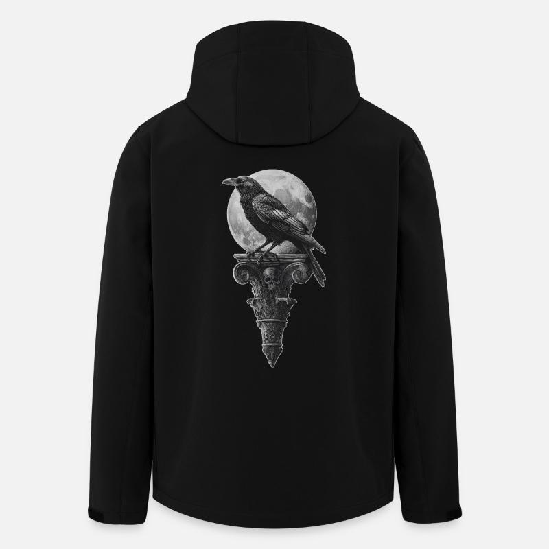 Raven - Men’s Recycled Softshell Jacket by Stanley/Stella - black