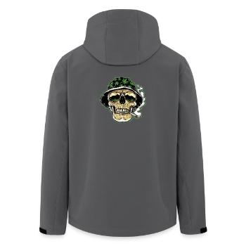 Kiff Skull - Veste softshell homme en polyester recyclé Stanley/Stella - noir - Dos - AI Model Male 185 light (185cm)