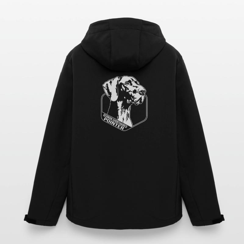 German Shorthaired Pointer Hund Wilsigns Jagdhunde Recycelte Männer Softshell-Jacke von Stanley/Stella