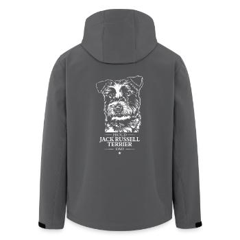 Jack Russell Terrier Dad Hunde Hund Wilsigns - Recycelte Männer Softshell-Jacke von Stanley/Stella - Schwarz - Hinten - AI Model Male 185 light (185cm)