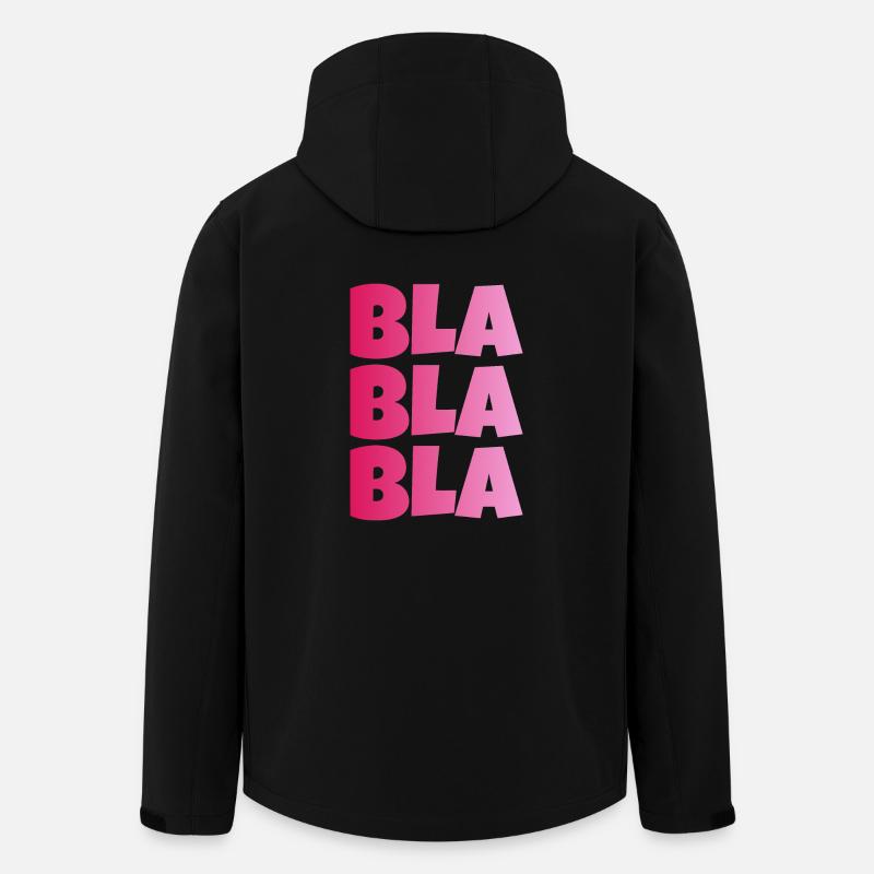 BLA BLA BLAS - Veste softshell homme en polyester recyclé Stanley/Stella - noir