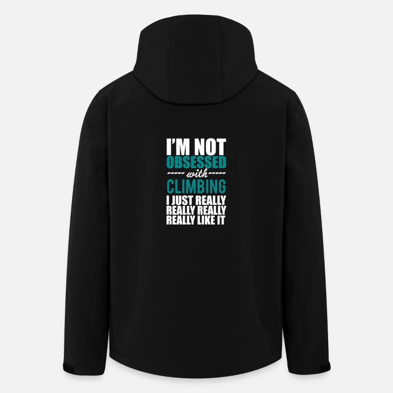 Geschenk Kletterer - klettern Bouldern Boulder - Recycelte Männer Softshell-Jacke von Stanley/Stella - Schwarz