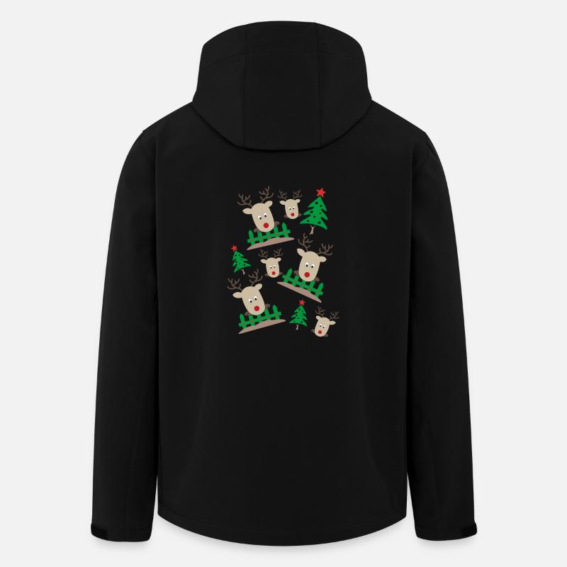 Weihnachten - Recycelte Männer Softshell-Jacke von Stanley/Stella - Schwarz