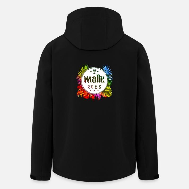Malle 2025 Bunt - Recycelte Männer Softshell-Jacke von Stanley/Stella - Schwarz