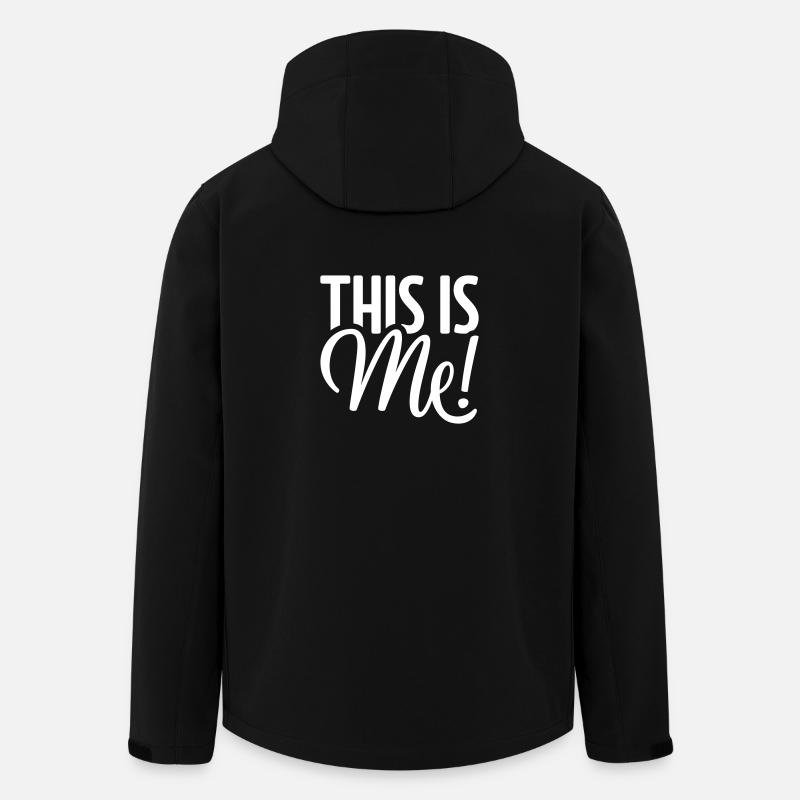 This is me! - Recycelte Männer Softshell-Jacke von Stanley/Stella - Schwarz