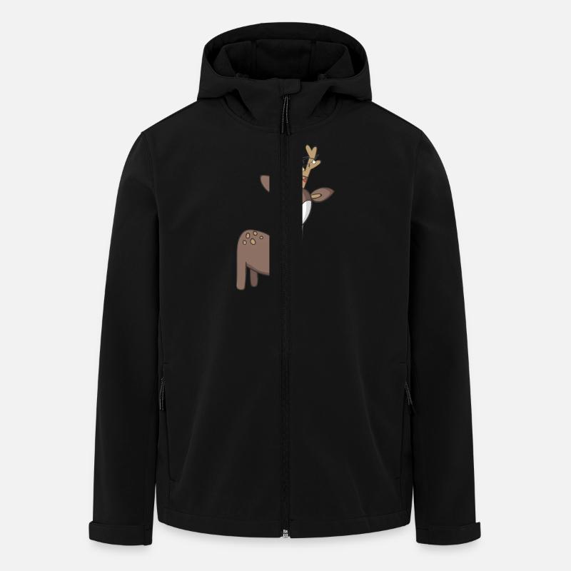 Christmas - Men’s Recycled Softshell Jacket by Stanley/Stella - black