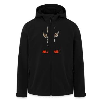 Die Cheuvreuil, ich, ich der Küche! - Recycelte Männer Softshell-Jacke von Stanley/Stella - Schwarz - Vorne - AI Model Male 185 light (185cm)