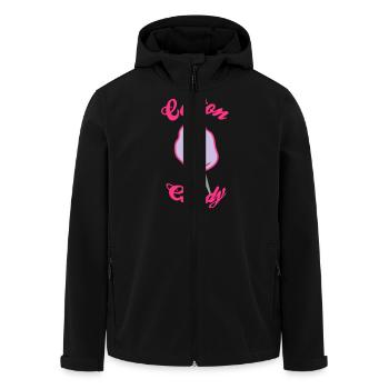 Zuckerwatte - Recycelte Männer Softshell-Jacke von Stanley/Stella - Schwarz - Vorne - AI Model Male 185 light (185cm)