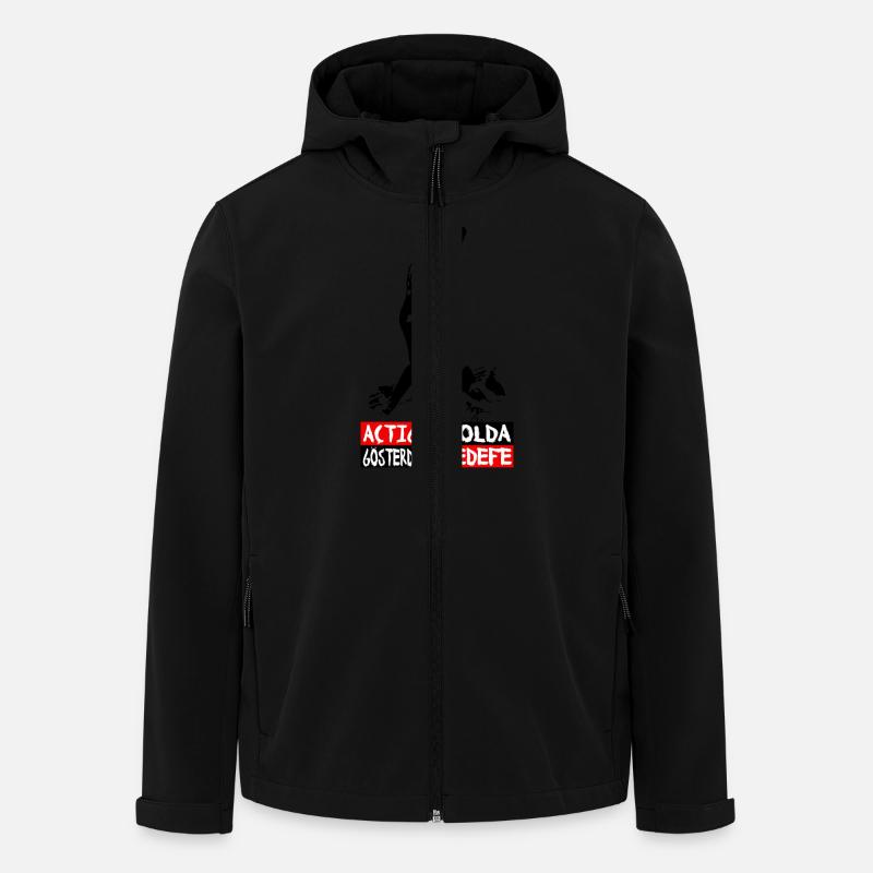 Actigin Yolda Atatürk - Men’s Recycled Softshell Jacket by Stanley/Stella - black
