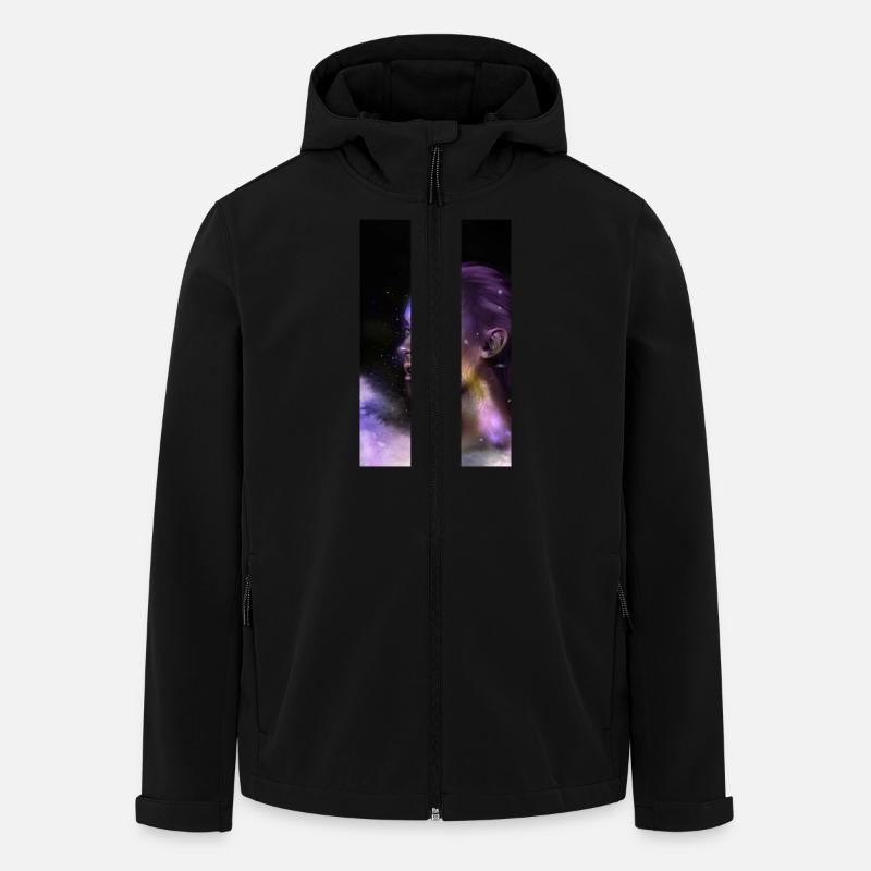 goodnight n go - Men’s Recycled Softshell Jacket by Stanley/Stella - black