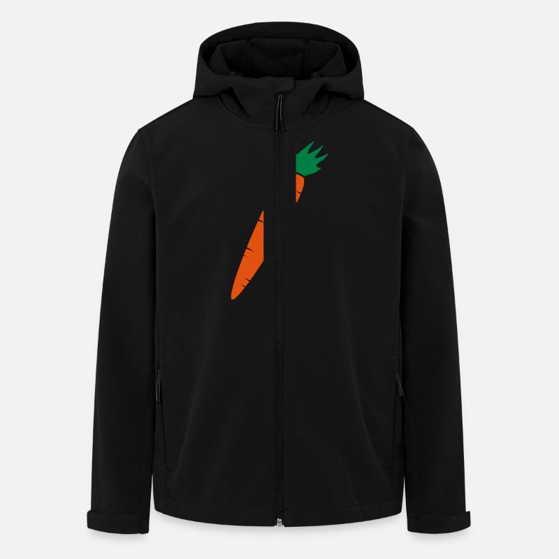 Carrot - Recycelte Männer Softshell-Jacke von Stanley/Stella - Schwarz