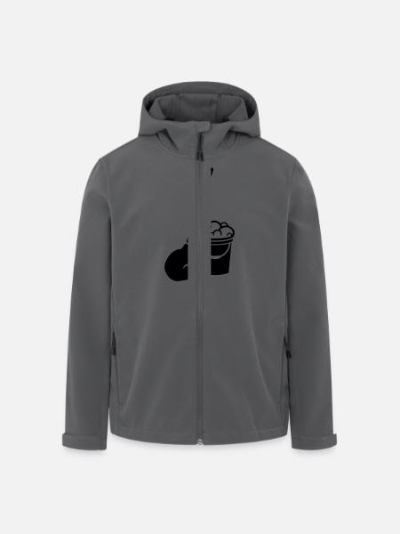 Bucket - Men’s Recycled Softshell Jacket by Stanley/Stella - black