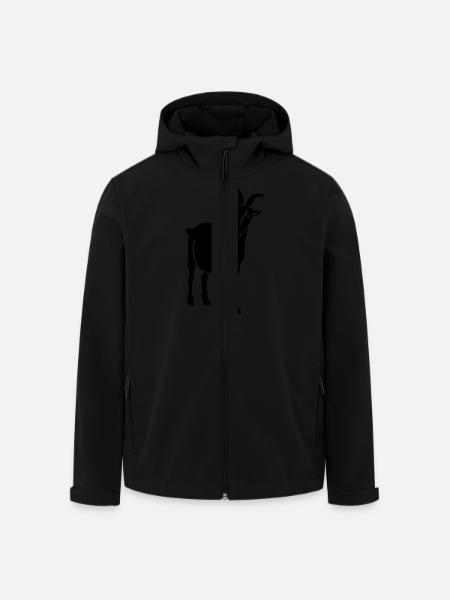 Goat - Men’s Recycled Softshell Jacket by Stanley/Stella - black