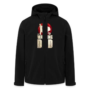 The walking Dad Kinderwagen Papa Zombie Vater - Veste softshell homme en polyester recyclé Stanley/Stella - noir - Devant - AI Model Male 185 light (185cm)