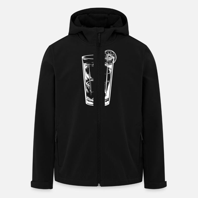 Boisson à la limonade - Veste softshell homme en polyester recyclé Stanley/Stella - noir