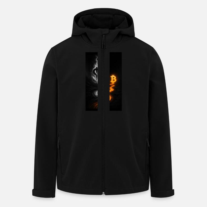 Bitcoin - Disruptif - Veste softshell homme en polyester recyclé Stanley/Stella - noir