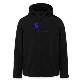 Compositeur Sound Designer - Veste softshell homme en polyester recyclé Stanley/Stella - noir - Devant - AI Model Male 185 light (185cm)