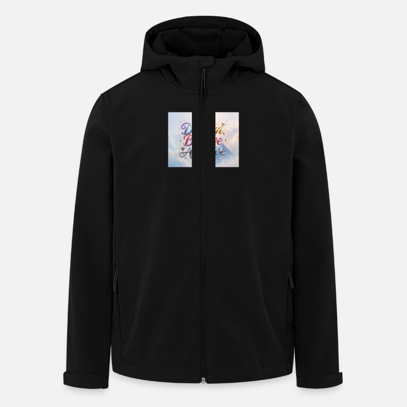 Traum Glauben Erreichen - Recycelte Männer Softshell-Jacke von Stanley/Stella - Schwarz