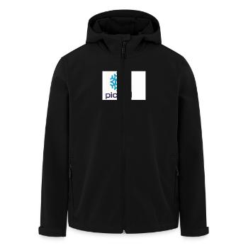 picard - Veste softshell homme en polyester recyclé Stanley/Stella - noir - Devant - AI Model Male 185 light (185cm)