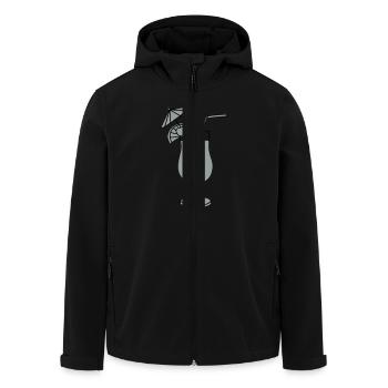 Cocktail 2 - Recycelte Männer Softshell-Jacke von Stanley/Stella - Schwarz - Vorne - AI Model Male 185 light (185cm)