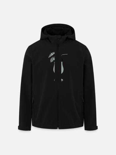 Cocktail 2 - Men’s Recycled Softshell Jacket by Stanley/Stella - black