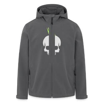 Tête de mort punk - Veste softshell homme en polyester recyclé Stanley/Stella - noir - Devant - AI Model Male 185 light (185cm)