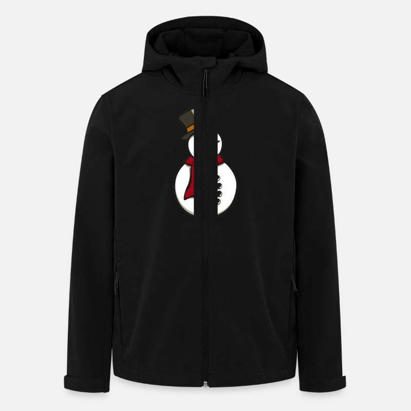 snowman - Recycelte Männer Softshell-Jacke von Stanley/Stella - Schwarz