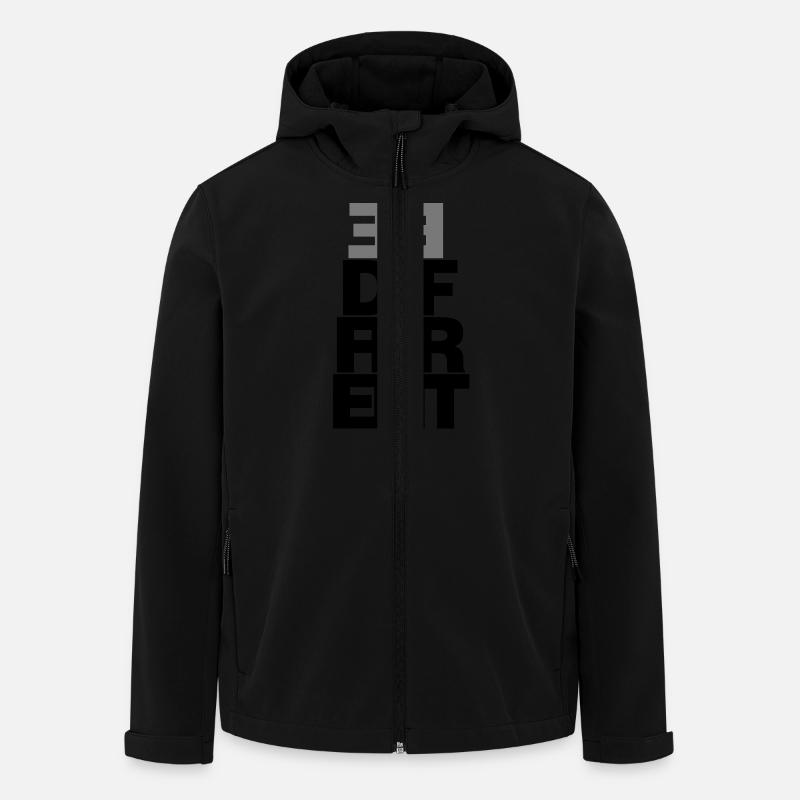 Be different - Men’s Recycled Softshell Jacket by Stanley/Stella - black