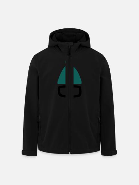 Mütze mit Ski- oder Snowboardbrille - Recycelte Männer Softshell-Jacke von Stanley/Stella - Schwarz