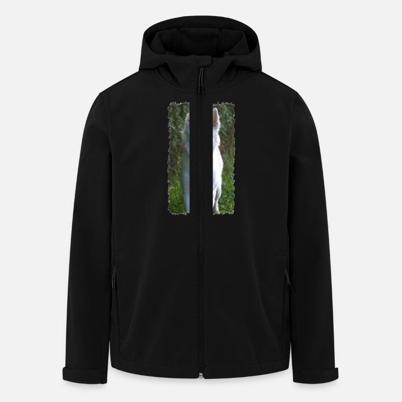 weißer Engel - Recycelte Männer Softshell-Jacke von Stanley/Stella - Schwarz