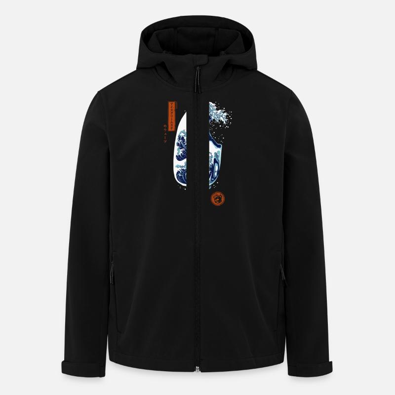 Japon - Kanagawa bâtonnet glace - Men’s Recycled Softshell Jacket by Stanley/Stella - black
