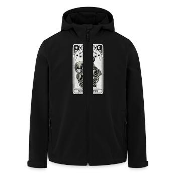 Seelenverwandte Tarot - Recycelte Männer Softshell-Jacke von Stanley/Stella - Schwarz - Vorne - AI Model Male 185 light (185cm)