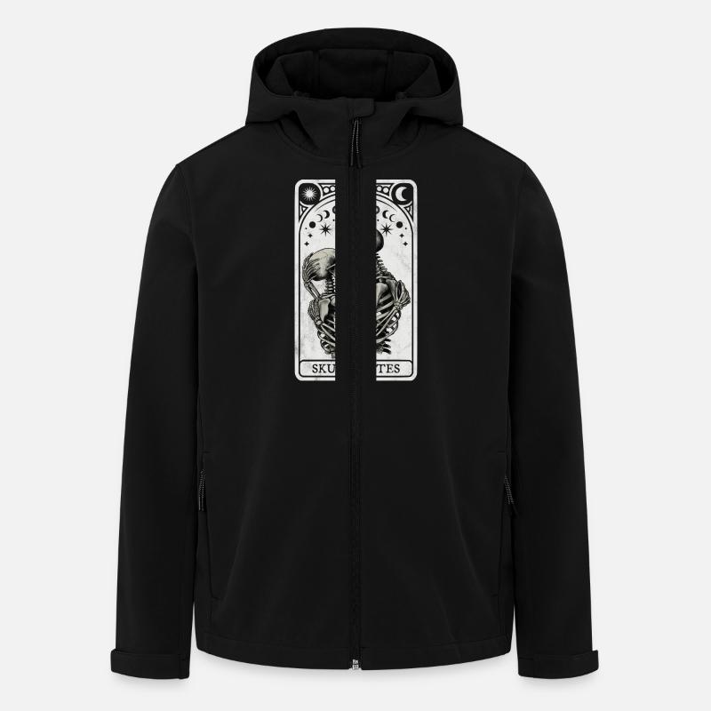 Skull Mates Tarot - Men’s Recycled Softshell Jacket by Stanley/Stella - black